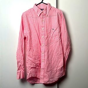 Vineyard Vines Pink Checkered Dress Shirt MEDIUM